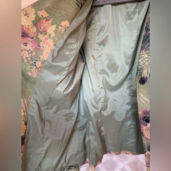 Vintage Doncaster Blazer Jacket Parisian Preppy Scandi Autumn Fall 100% Cotton - Picture 7 of 8